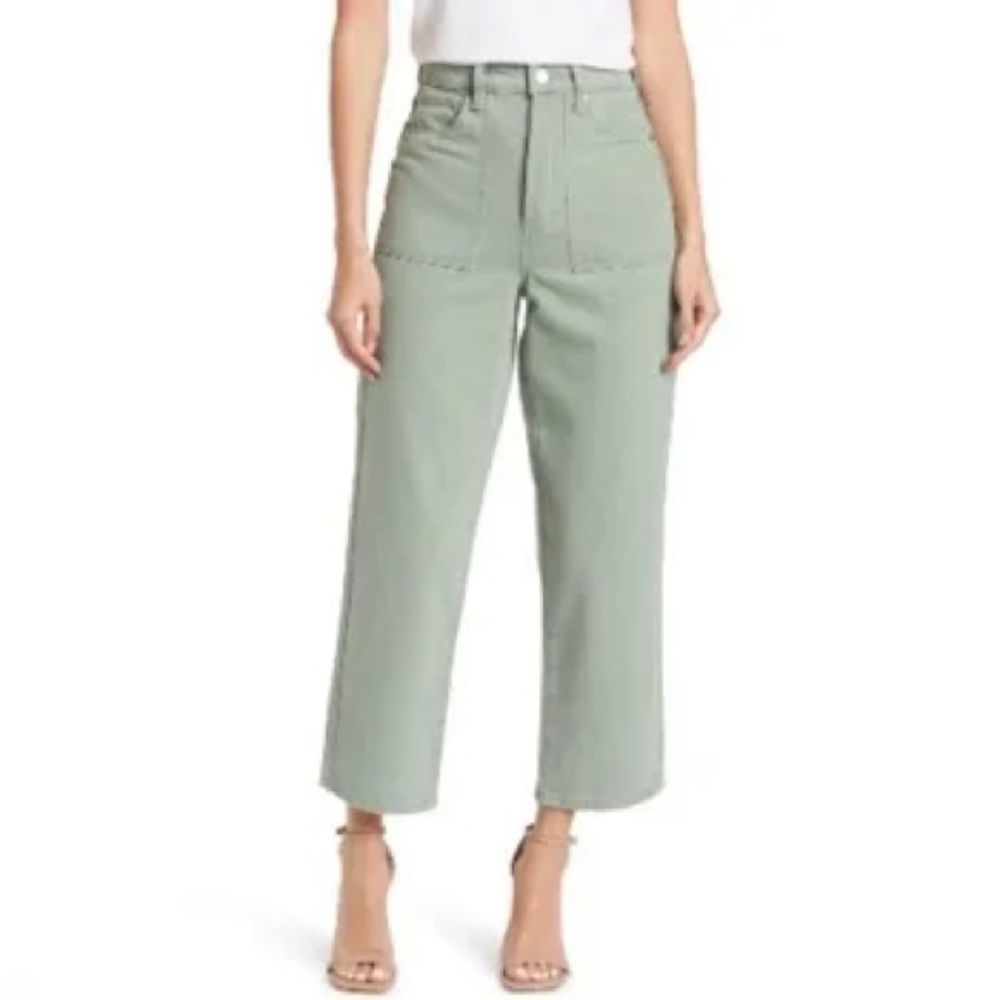 Blank NYC High Rise Women Jeans in Sage Green